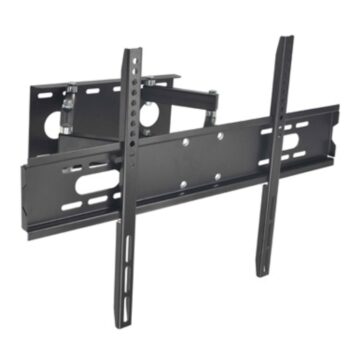Soporte  de pared Brobotix para pantalla de 30 a 85 pulg articulado con inclinacion soporta 50kg modelo 6006245 color Negro