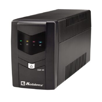 UPS Koblenz 5516/R 550VA/330W producto abierto usado caja golpeada 6x NEMA 5-15R (4 c/proteccion bat) indicadores LED factor de potencia 0.6