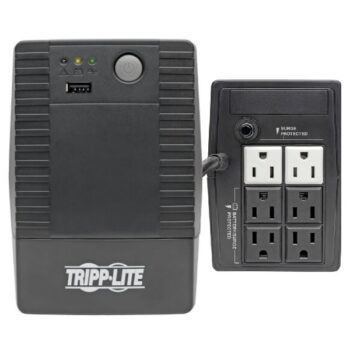 UPS interactivo TrippLite VS650T 650VA/360W 120V AVR torre 6 NEMA 5-15R (4 con respaldo batería) 50Hz/60Hz