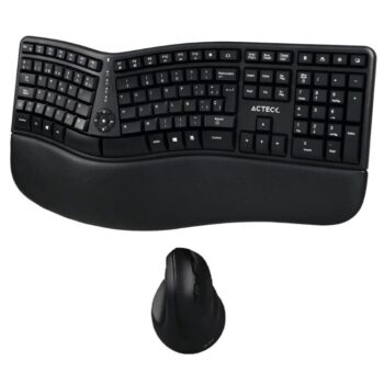 Kit Teclado y Mouse Creator Virtuos USADO y empaque dañado con detallesFitt MK770 negro Inalambrico recargable ergonomico
