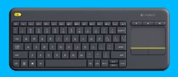Teclado Logitech K400 Plus con Touchpad inalambrico para TV/PC