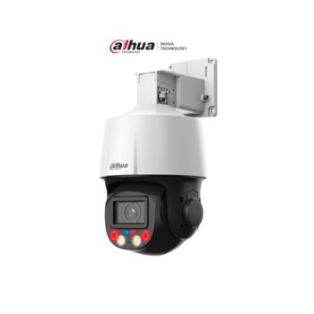Camara Dahua DH-SD3E405DB-GNY-A-PV1 IP PTZ de 4 Mpx  TiOC de 5x de Zoom Optico/ Iluminación Dual Inteligente/ Disuasión Activa con Luz Roja y Azul/ IR de