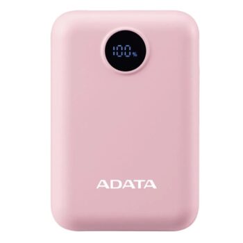 Cargador ADATA Power Bank 10000mAh rosa PC10022-12PK