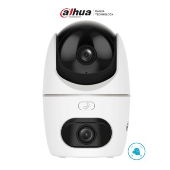 Camara Dahua HPT1339DD-STW-3E2-IL IP PT Dual de 6 Mpx / Hero/ 2 Lentes de 2k/ 30 IR y Luz Visible/ Boton de Llamada/ Audio 2 vías/Deteccion de Humanos y Mascotas