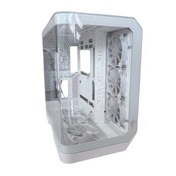 Gabinete MSI MAG PANO 120R PZ WH  Blanco Cristal Templado 270grados  Media Torre E-ATX (up to 305 x 280 mm) 1x 120mm PWM ARGB  3x 120mm PWM ARGB Fan (reverse-blade)