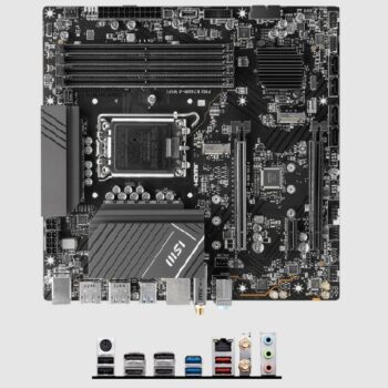 Tarjeta madre MSI Pro B760M-A Wifi socket 1700 Gen 12/13/14 4xDDR5  2xHDMI 2xDP Micro ATX