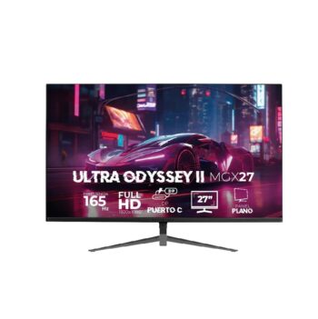 Monitor Balam Rush 27 Ultra Odyssey II MGX27 VA plano Negro  Full HD  1MS 165Hz HDMI + DP + TYPE-C 15W + 3.5mm