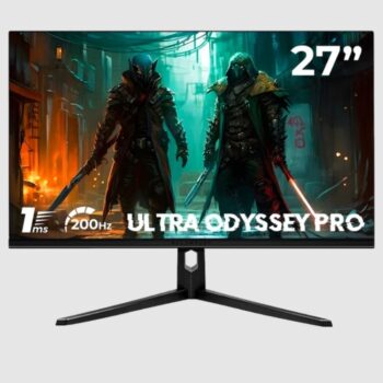 Monitor Balam Rush 27 IPS Ultra Odyssey Pro MGP27P plano Negro Full HD 1MS 200Hz 2xHDMI 1xDP