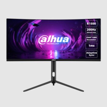 Monitor Dahua Gamer curvo DHI-LM34-E330CA 30 pulg WQHD 2560*1080 Freesync 200HZ HDMI DP Negro Dhi Lm30 E330ca