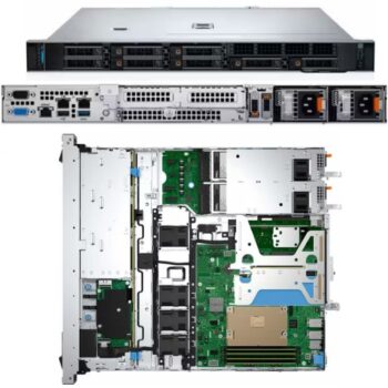 Servidor Dell PowerEdge R360 Intel Xeon 6 Performance 6333P 3.1G 6C/12T 18M Cache Turbo 65W 16GB 5600MT/s DDR5 480GB SSD SATA