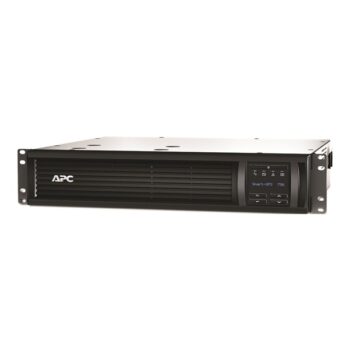 UPS APC Smart SMT750RM2UC 750VA/500W rack 2U LCD SmartConnect 120V 6 x NEMA 5-15R Energy Star V2.0 conector pared NEMA 5-15P