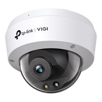 Cámara IP domo TP-Link VIGI C240 2.8mm 4MP Full Color IP67 PoE/12V CC IK10 H.265+ micrófono microSD CE/BSMI/VCCI/ONVIF