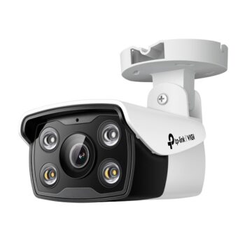 Cámara IP Bullet TP-Link VIGI C340 2.8mm 4MP Full Color exterior IP67 SmartVid visión nocturna H.265+ PoE ONVIF slot MicroSD 256GB